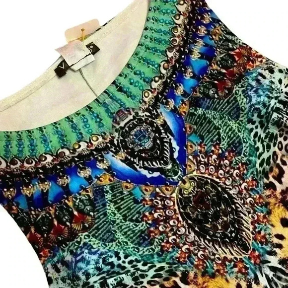 Venus Ladies' Leopard Print Bodycon Dress.; size XS - Picture 5 of 11